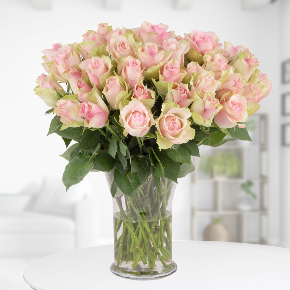40 Pastel Roses (40cm)
