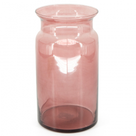 Glass Vase Michelle XL (29,5x15cm) antique pink