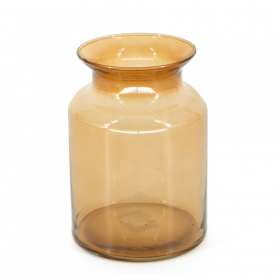 Glass Vase Brenda (20x14cm) brown