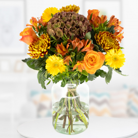 Flower Bouquet Feuriger Herbst