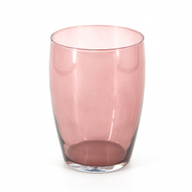 Glass vase Nora (20x14cm), antique pink