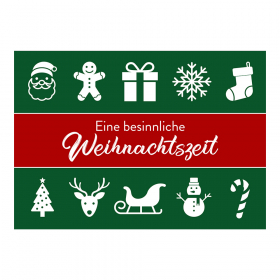 "Eine besinnliche Weihnachtszeit" Greeting Card