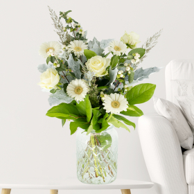 Flower Bouquet Weiße Harmonie