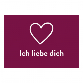 "Ich liebe dich" Greeting Card