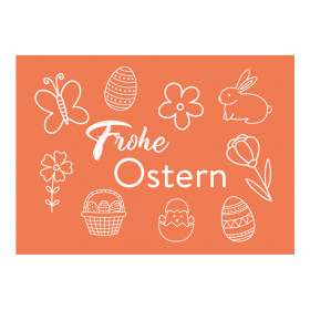 "Frohe Ostern" Greeting Card