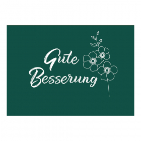 "Gute Besserung" Greeting Card