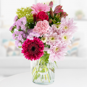 Flower Bouquet Pinkes Paradies