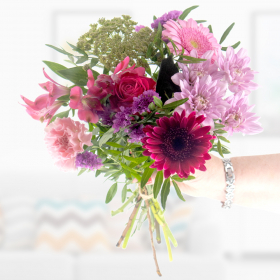 Flower Bouquet Pinkes Paradies