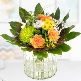 Biedermeier bouquet Easter nest 