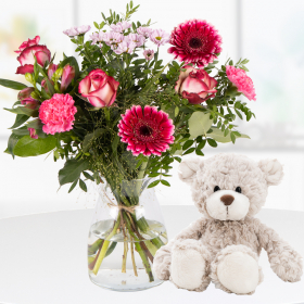 Flower Bouquet Carlotta + Nici Teddy "Finni"