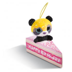 Nici Panda - Kuscheltier in Happy Birthday Tortenstück

