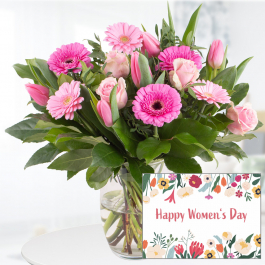 Flower Bouquet for Women's Day + 
