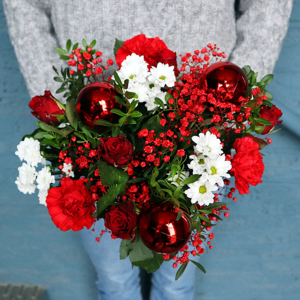 Order now the Christmas Bouquet Rote Weihnacht