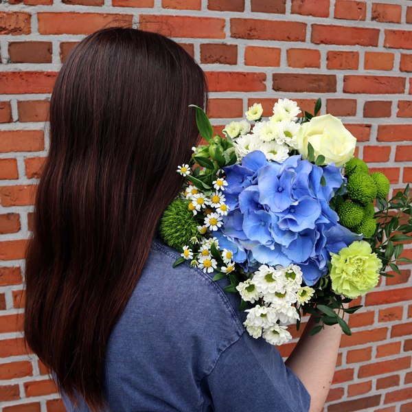 Flower bouquet with hydrangea