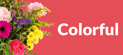 Colorful flower bouquet