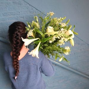 White flower bouquet