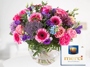 Flowers with a gift Flowers with a gift