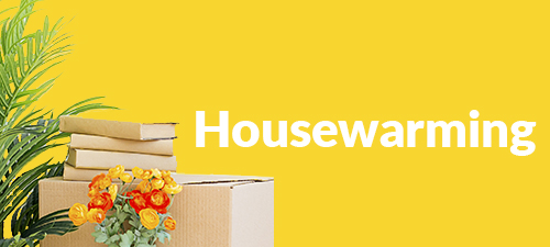 Plants and flowers as housewarming gifts